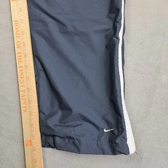 Vintage Nike Track Pants Womens Medium Blue Warm Up Lined Swoosh Sportswear Y2K - Picture 13 of 15